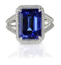 Celeste Sapphire Solitaire Ring